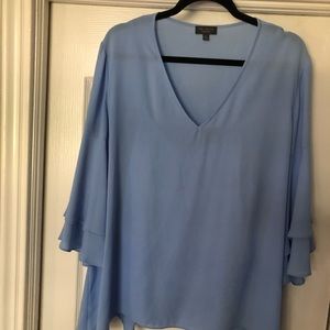 Dusty Blue flowy tunic from “The Limited “